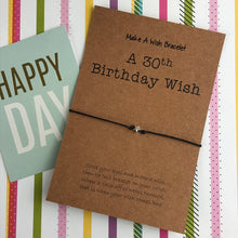 Load image into Gallery viewer, A 30th Birthday Wish -Star-2-The Persnickety Co
