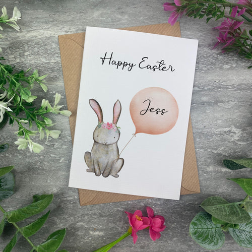 Personalised Easter Balloon Card-The Persnickety Co