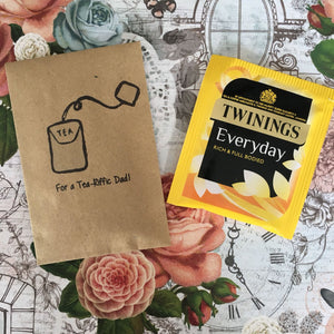 For A Tea-Riffic Dad Mini Kraft Envelope with Tea Bag-3-The Persnickety Co