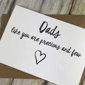 Dads Like You Are Precious And Few Card-5-The Persnickety Co