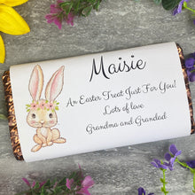 Load image into Gallery viewer, Personalised Easter Bunny Chocolate Bar-The Persnickety Co
