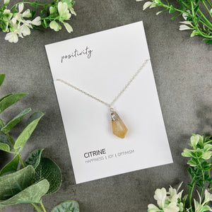 Citrine Necklace - Positivity-The Persnickety Co