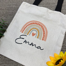 Load image into Gallery viewer, Personalised Rainbow Tote Bag
