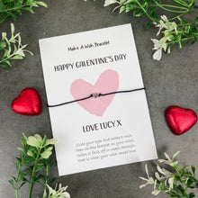Load image into Gallery viewer, Happy Galentine&#39;s Day Wish Bracelet-The Persnickety Co
