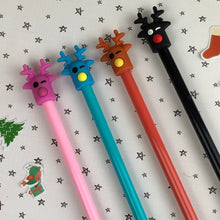 Load image into Gallery viewer, Winking Reindeer Gel Pen-7-The Persnickety Co
