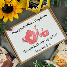 Load image into Gallery viewer, My Cup of Tea Personalised Valentines Day Gift Box
