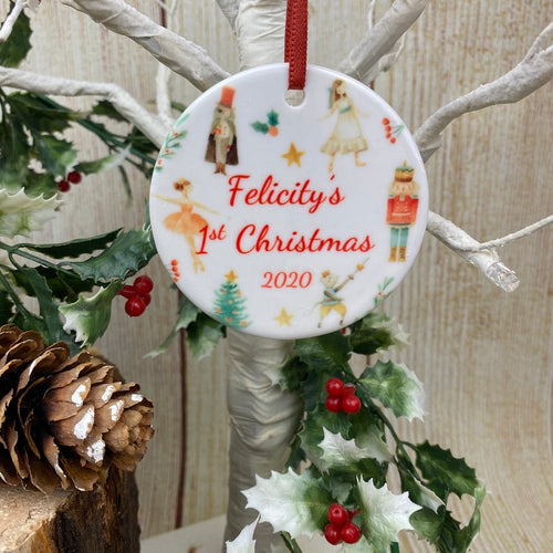 Nutcracker Babies 1st Christmas Hanging Decoration-The Persnickety Co