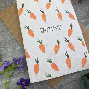 Easter Carrot Plantable Seeded Card