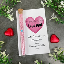 Load image into Gallery viewer, One In A Million Love Heart - Personalised Valentines Treat
