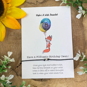 Have A Foxtastic Birthday Wish Bracelet-3-The Persnickety Co