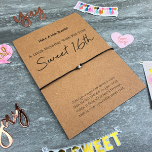 Sweet 16th Wish Bracelet-2-The Persnickety Co
