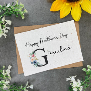 Happy Mother's Day Grandma - Plantable Seed Card
