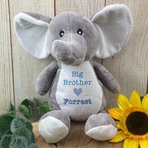 Personalised 'Big Brother' Elephant Soft Toy