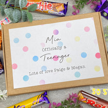Load image into Gallery viewer, Officially A Teenager Personalised Chocolate Box-4-The Persnickety Co
