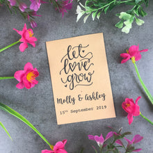 Load image into Gallery viewer, Let Love Grow Wedding Favours - Pack of 12-The Persnickety Co
