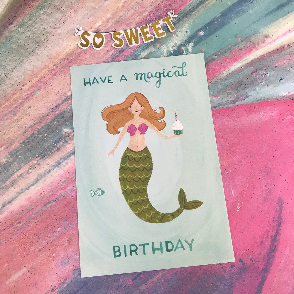 Have A Magical Birthday Postcard-The Persnickety Co