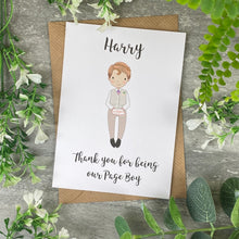 Load image into Gallery viewer, Thank You For Being Our Pageboy Card-5-The Persnickety Co
