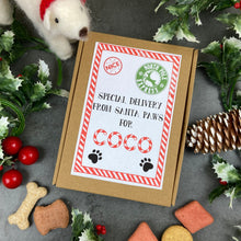 Load image into Gallery viewer, Personalised Little Box Of Dog Treats - Special Delivery-The Persnickety Co
