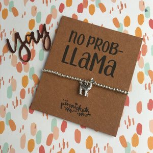 No Prob-Llama Beaded Bracelet-2-The Persnickety Co