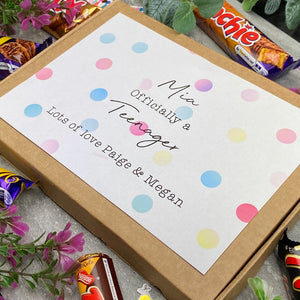 Officially A Teenager Personalised Chocolate Box-6-The Persnickety Co