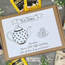Load image into Gallery viewer, TEA-Riffic Birthday Personalised Tea and Biscuit Box-2-The Persnickety Co
