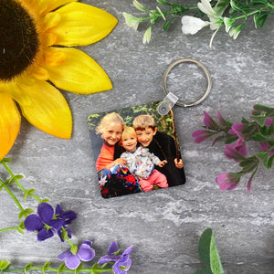 This Daddy Is Loved By Photo Keyring