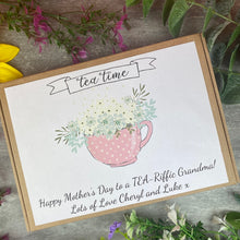 Load image into Gallery viewer, Mother&#39;s Day Personalised Tea and Biscuit Box
