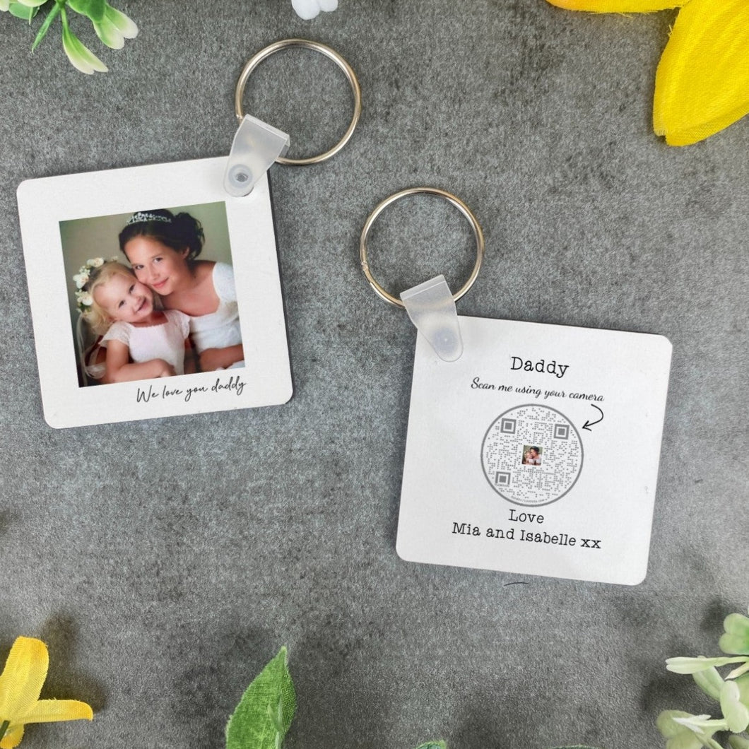 QR Keyring Daddy Keepsake-The Persnickety Co