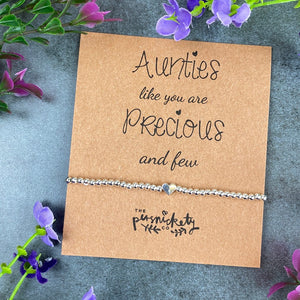 Aunties Like You Are Precious And Few Beaded Bracelet-4-The Persnickety Co