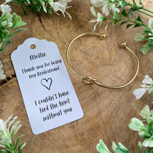 Load image into Gallery viewer, Knot Bangle - Bridesmaid Thank You-8-The Persnickety Co
