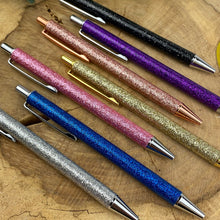 Load image into Gallery viewer, Metallic Glitter Ballpoint Pen-3-The Persnickety Co
