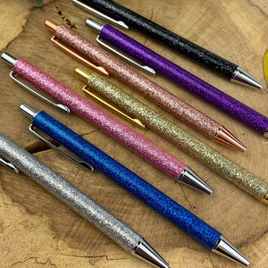 Metallic Glitter Ballpoint Pen-3-The Persnickety Co