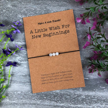 Load image into Gallery viewer, A Little Wish For New Beginnings Wish Bracelet-8-The Persnickety Co
