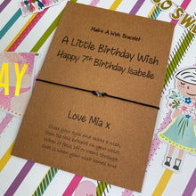 Load image into Gallery viewer, A Little Birthday Wish - Personalised-7-The Persnickety Co
