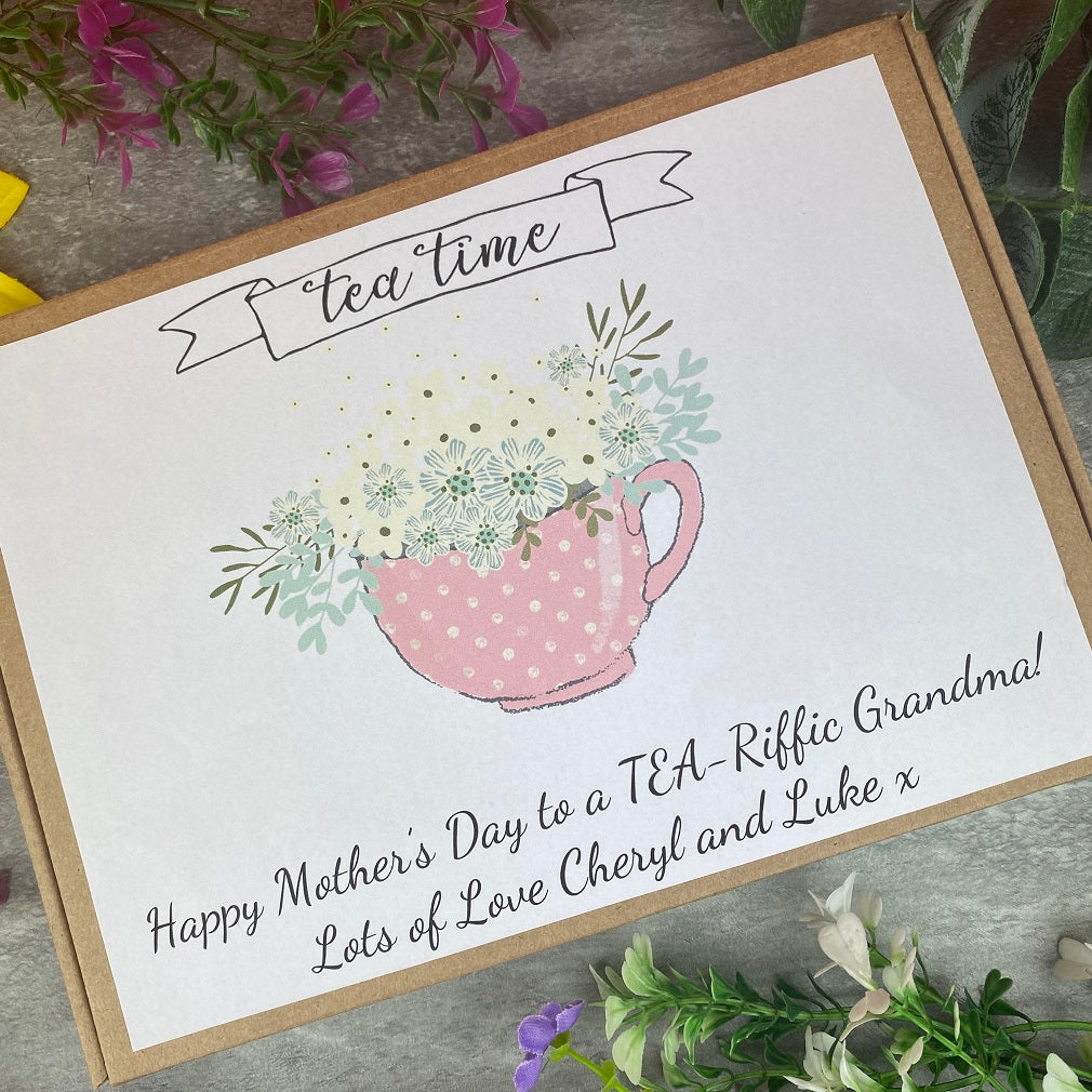 Mother's Day Personalised Tea and Biscuit Box-The Persnickety Co