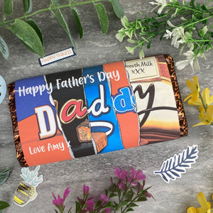 Happy Father's Day Daddy Personalised Chocolate Bar
