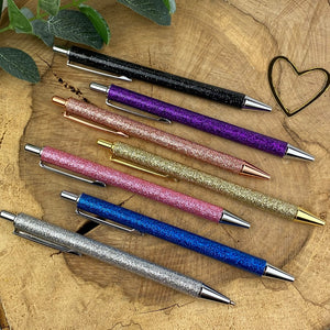 Metallic Glitter Ballpoint Pen-4-The Persnickety Co