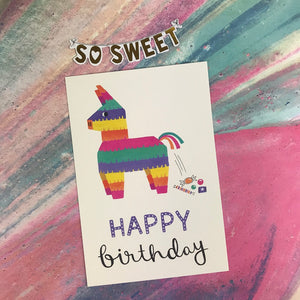 Happy Birthday Postcard-The Persnickety Co