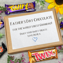 Load image into Gallery viewer, Father&#39;s Day Chocolate For The Worlds Best Grandad/Dad-5-The Persnickety Co
