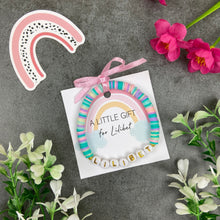 Load image into Gallery viewer, Pastel Rainbow Personalised Name Bracelet
