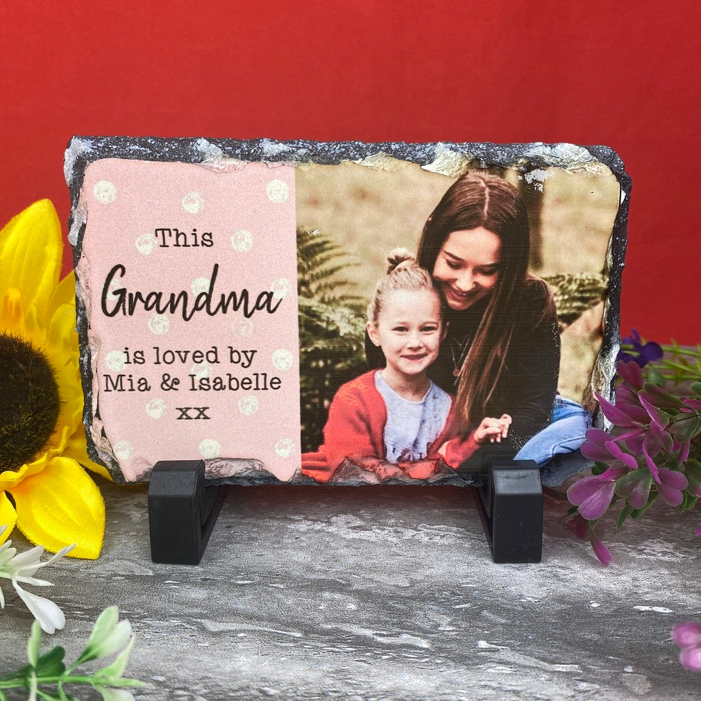 Personalised Slate Photo Print-The Persnickety Co