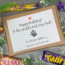 Load image into Gallery viewer, Happy Birthday Dog Dad / Mum - Personalised Chocolate Box-9-The Persnickety Co
