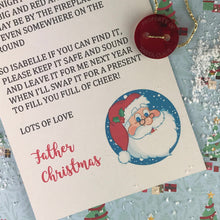Load image into Gallery viewer, Personalised Santa&#39;s Lost Button-3-The Persnickety Co
