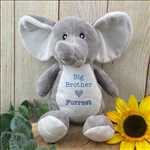 Load image into Gallery viewer, Personalised &#39;Big Brother&#39; Elephant Soft Toy
