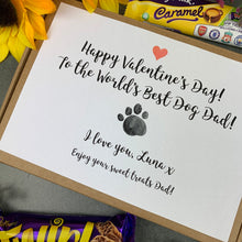 Load image into Gallery viewer, Personalised Dog Dad Valentine&#39;s Day Chocolate Box-The Persnickety Co
