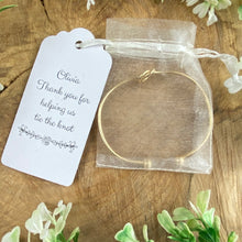 Load image into Gallery viewer, Bridesmaid Knot Bangle Thank You Gift-6-The Persnickety Co
