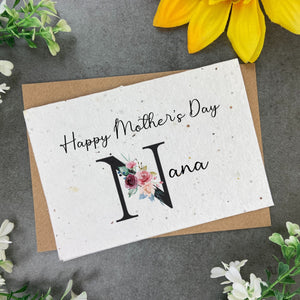 Happy Mother's Day Nana - Plantable Seed Card