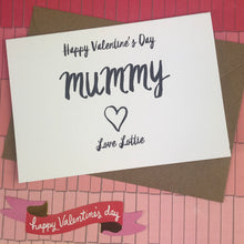Load image into Gallery viewer, Happy Valentine&#39;s Day Mummy Card-4-The Persnickety Co
