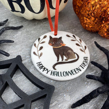 Load image into Gallery viewer, Black Cat Halloween Hanging Decoration-2-The Persnickety Co
