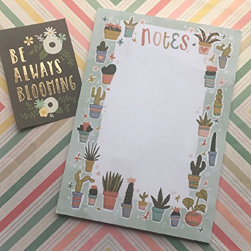 Cactus A5 Notepad, Notes Pad, List Pad, Things To Do Note Pad-The Persnickety Co